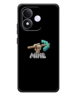 Чехол для Xiaomi Redmi Note 17 с картинкой «Алмазная кирка» Чехол для Xiaomi Redmi Note 17 с картинкой «Алмазная кирка»