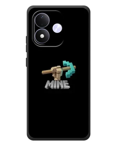 Чехол для Xiaomi Redmi Note 17 с картинкой «Алмазная кирка»