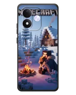 Чехол для Xiaomi Redmi Note 17 с картинкой «Зимний Minecraft» Чехол для Xiaomi Redmi Note 17 с картинкой «Зимний Minecraft»