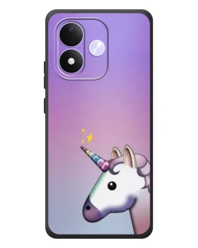 Чехол для Xiaomi Redmi Note 17 с картинкой «Единорог градиент»