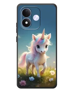 Чехол для Xiaomi Redmi Note 17 с картинкой «Единорог на поляне» Чехол для Xiaomi Redmi Note 17 с картинкой «Единорог на поляне»