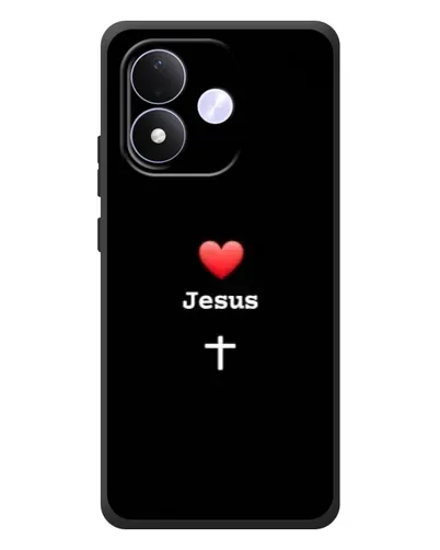 Чехол для Xiaomi Redmi Note 17 с картинкой «Сердце - Jesus» Чехол для Xiaomi Redmi Note 17 с картинкой «Сердце - Jesus»