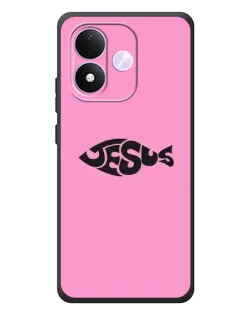 Чехол для Xiaomi Redmi Note 17 с картинкой «Розовый символ Jesus» Чехол для Xiaomi Redmi Note 17 с картинкой «Розовый символ Jesus»