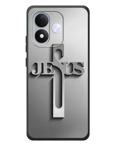 Чохол для Xiaomi Redmi Note 17 з картинкою «Металевий хрест Jesus» Чохол для Xiaomi Redmi Note 17 з картинкою «Металевий хрест Jesus»