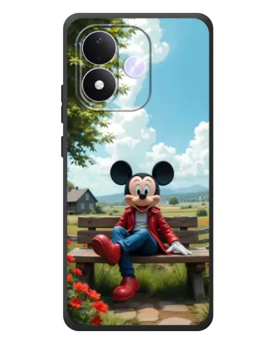 Чехол для Xiaomi Redmi Note 17 с картинкой «Микки на скамейке» Чехол для Xiaomi Redmi Note 17 с картинкой «Микки на скамейке»