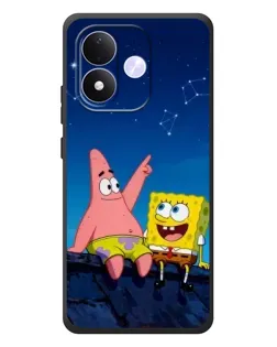 Чохол для Xiaomi Redmi Note 17 з картинкою «Губка Боб та Патрік вночі» Чохол для Xiaomi Redmi Note 17 з картинкою «Губка Боб та Патрік вночі»