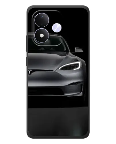 Чехол для Xiaomi Redmi Note 17 с картинкой «Tesla Model S Look»