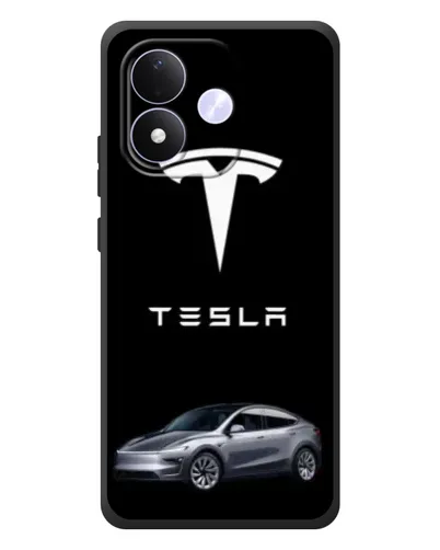 Чехол для Xiaomi Redmi Note 17 с картинкой «Tesla Model Y»