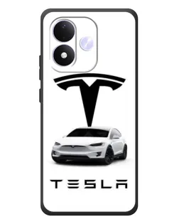 Чехол для Xiaomi Redmi Note 17 с картинкой «Tesla White Style» Чехол для Xiaomi Redmi Note 17 с картинкой «Tesla White Style»