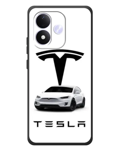 Чехол для Xiaomi Redmi Note 17 с картинкой «Tesla White Style»