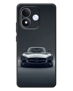 Чохол для Xiaomi Redmi Note 17 з картинкою «Mercedes на чорному»