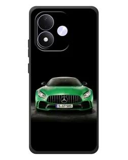 Чохол для Xiaomi Redmi Note 17 з картинкою «Mercedes — неоновий лого»