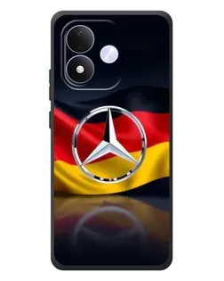 Чохол для Xiaomi Redmi Note 17 з картинкою «Mercedes — прапор Німеччини»