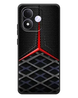 Чохол для Xiaomi Redmi Note 17 з картинкою «Mercedes Carbon Grid»