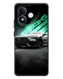 Чохол для Xiaomi Redmi Note 17 з картинкою «Темний Mercedes AMG»