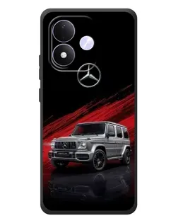 Чохол для Xiaomi Redmi Note 17 з картинкою «Mercedes G-Class червоний»