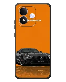 Чохол для Xiaomi Redmi Note 17 з картинкою «Помаранчевий Mercedes AMG»