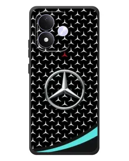 Чохол для Xiaomi Redmi Note 17 з картинкою «Mercedes — бірюзовий акцент»