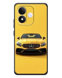 Чохол для Xiaomi Redmi Note 17 з картинкою «Жовтий Mercedes GT»