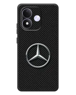 Чехол для Xiaomi Redmi Note 17 с картинкой «Карбоновый Mercedes стиль»