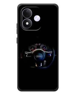 Чехол для Xiaomi Redmi Note 17 с картинкой «Салон Audi — руль» Чехол для Xiaomi Redmi Note 17 с картинкой «Салон Audi — руль»
