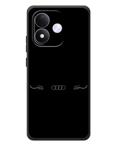 Чехол для Xiaomi Redmi Note 17 с картинкой «Audi — световой подпись»