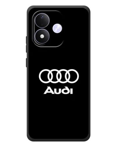 Чехол для Xiaomi Redmi Note 17 с картинкой «Классическое лого Audi»