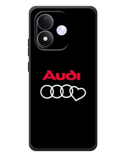 Чехол для Xiaomi Redmi Note 17 с картинкой «Логотип Audi Heart»