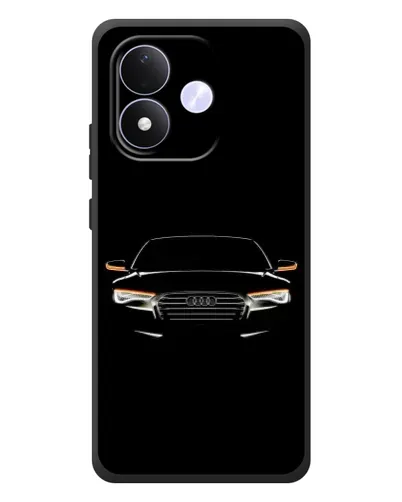 Чехол для Xiaomi Redmi Note 17 с картинкой «Audi — ночной контур»
