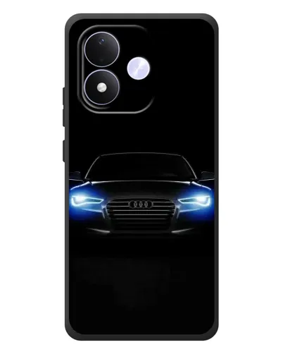 Чехол для Xiaomi Redmi Note 17 с картинкой «Audi в неоне»