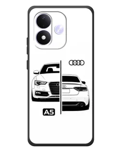 Чехол для Xiaomi Redmi Note 17 с картинкой «Audi — контрастный дизайн» Чехол для Xiaomi Redmi Note 17 с картинкой «Audi — контрастный дизайн»