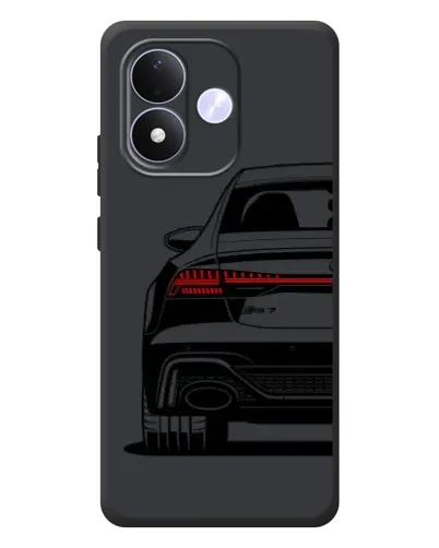 Чехол для Xiaomi Redmi Note 17 с картинкой «Задняя часть Audi — арт»