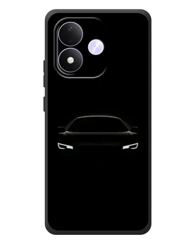 Чехол для Xiaomi Redmi Note 17 с картинкой «Взгляд Audi в темноте»