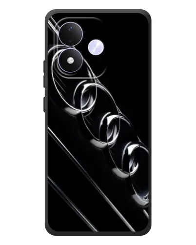 Чехол для Xiaomi Redmi Note 17 с картинкой «Audi — абстрактные кольца»