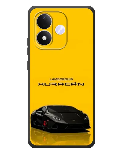 Чехол для Xiaomi Redmi Note 17 с картинкой «Lamborghini Huracan черный»