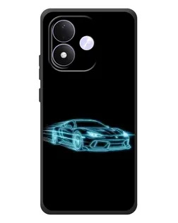 Чехол для Xiaomi Redmi Note 17 с картинкой «Неоновый контур Lamborghini» Чехол для Xiaomi Redmi Note 17 с картинкой «Неоновый контур Lamborghini»