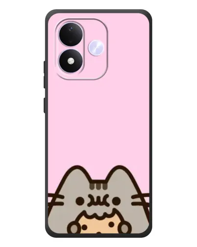 Чехол для Xiaomi Redmi Note 17 с картинкой «Pusheen и печенье»