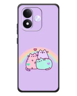 Чехол для Xiaomi Redmi Note 17 с картинкой «Радужные Пушины» Чехол для Xiaomi Redmi Note 17 с картинкой «Радужные Пушины»