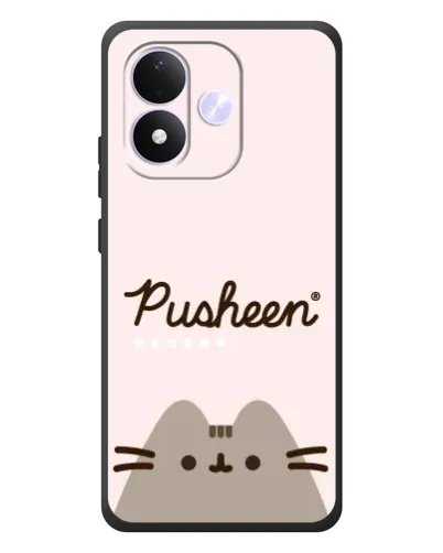 Чехол для Xiaomi Redmi Note 17 с картинкой «Pusheen логотип»
