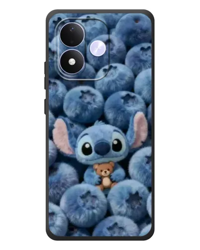 Чехол для Xiaomi Redmi Note 17 с картинкой «Стич и голубика» Чехол для Xiaomi Redmi Note 17 с картинкой «Стич и голубика»