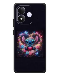 Чехол для Xiaomi Redmi Note 17 с картинкой «Stitch в цветах» Чехол для Xiaomi Redmi Note 17 с картинкой «Stitch в цветах»