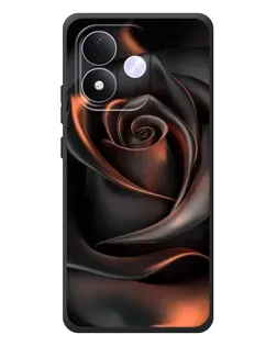 Чехол для Xiaomi Redmi Note 17 с картинкой «Шелковая черная роза» Чехол для Xiaomi Redmi Note 17 с картинкой «Шелковая черная роза»