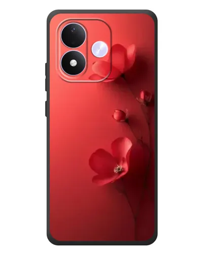 Чехол для Xiaomi Redmi Note 17 с картинкой «Маковые соцветия»