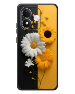 Чехол для Xiaomi Redmi Note 17 с картинкой «Подсолнух и ромашка» Чехол для Xiaomi Redmi Note 17 с картинкой «Подсолнух и ромашка»