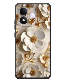 Чехол для Xiaomi Redmi Note 17 с картинкой «Белие бумажние цвети» Чехол для Xiaomi Redmi Note 17 с картинкой «Белие бумажние цвети»