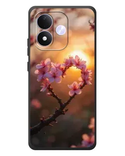 Чехол для Xiaomi Redmi Note 17 с картинкой «Розовый цвет сердце на фоне заката» Чехол для Xiaomi Redmi Note 17 с картинкой «Розовый цвет сердце на фоне заката»