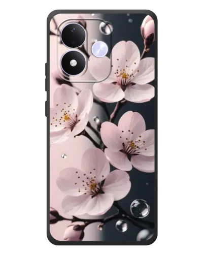 Чохол для Xiaomi Redmi Note 17 з картинкою «Ніжня сакура та краплі» Чохол для Xiaomi Redmi Note 17 з картинкою «Ніжня сакура та краплі»