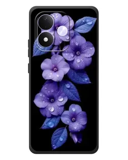 Чехол для Xiaomi Redmi Note 17 с картинкой «Фиолетовые цветы с росою» Чехол для Xiaomi Redmi Note 17 с картинкой «Фиолетовые цветы с росою»