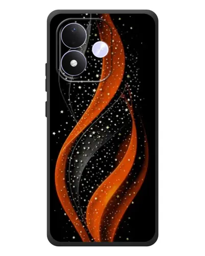 Чехол для Xiaomi Redmi Note 17 с картинкой «Огненная звездная волна»