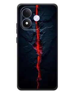 Чехол для Xiaomi Redmi Note 17 с картинкой «Kрасная лавовая трещина» Чехол для Xiaomi Redmi Note 17 с картинкой «Kрасная лавовая трещина»